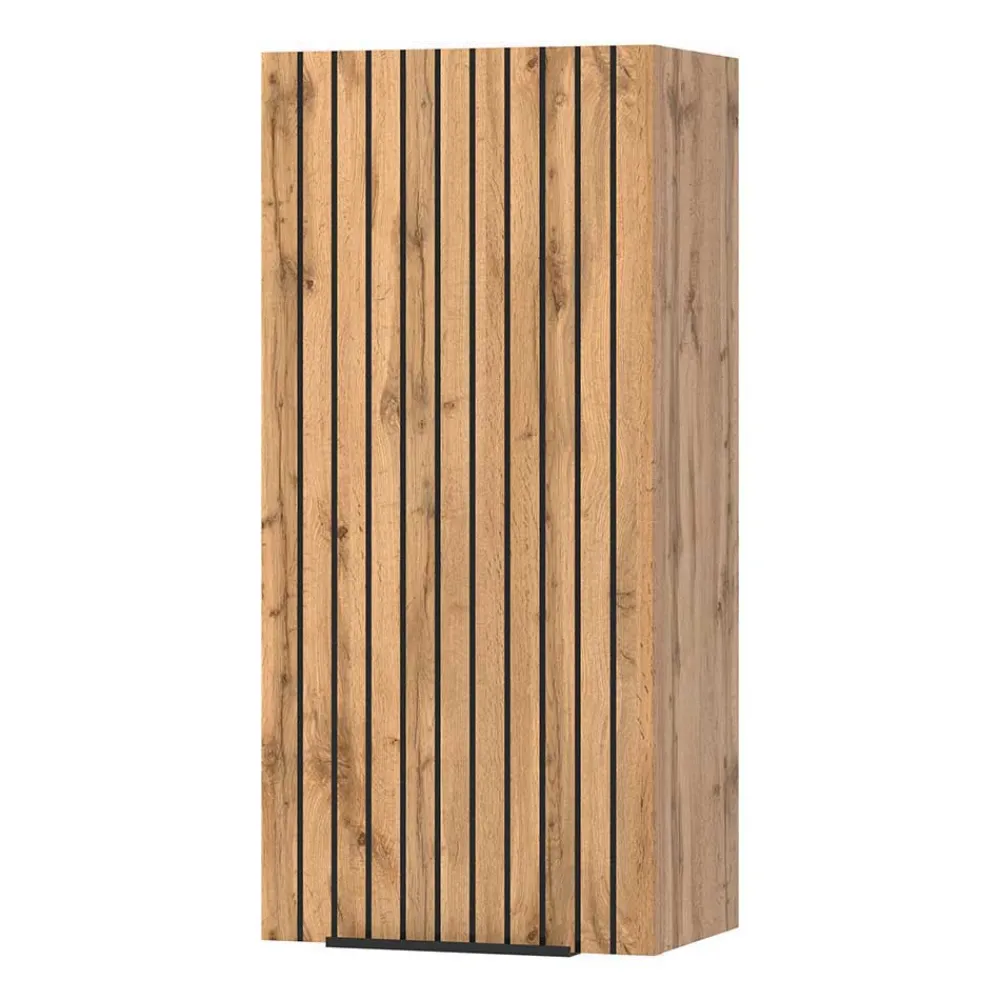 Wohnen Waschkonsole & LED Spiegel & Hängeschrank - Crystoga I (dreiteilig)