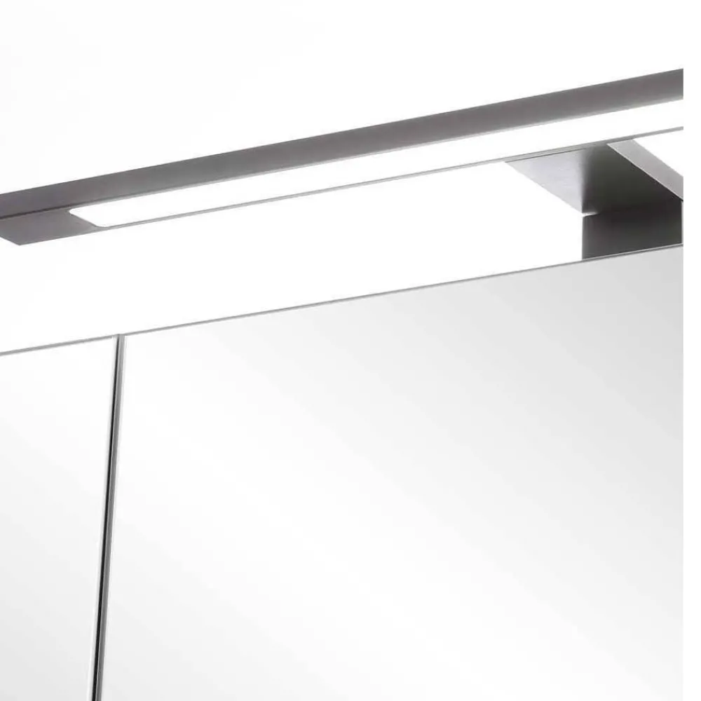 Wohnen Schwarze Möbel|Glasmöbel*Waschkonsole & Spiegelschrank & Unterschrank - Crystoga II (dreiteilig)