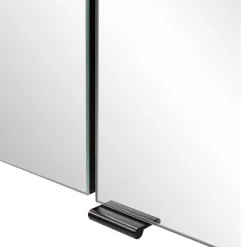 Wohnen Schwarze Möbel|Glasmöbel*Waschkonsole & Spiegelschrank & Unterschrank - Crystoga II (dreiteilig)