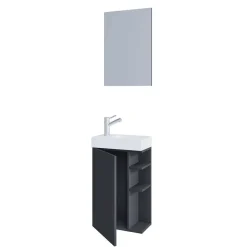 Wohnen Waschplatz fürs Gäste-Bad Set - Fabio (zweiteilig)