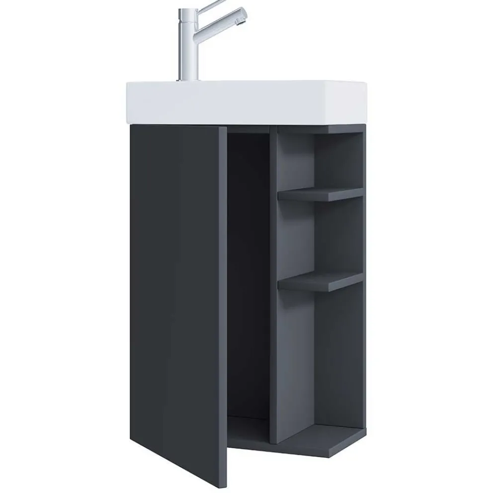 Wohnen Waschplatz fürs Gäste-Bad Set - Fabio (zweiteilig)