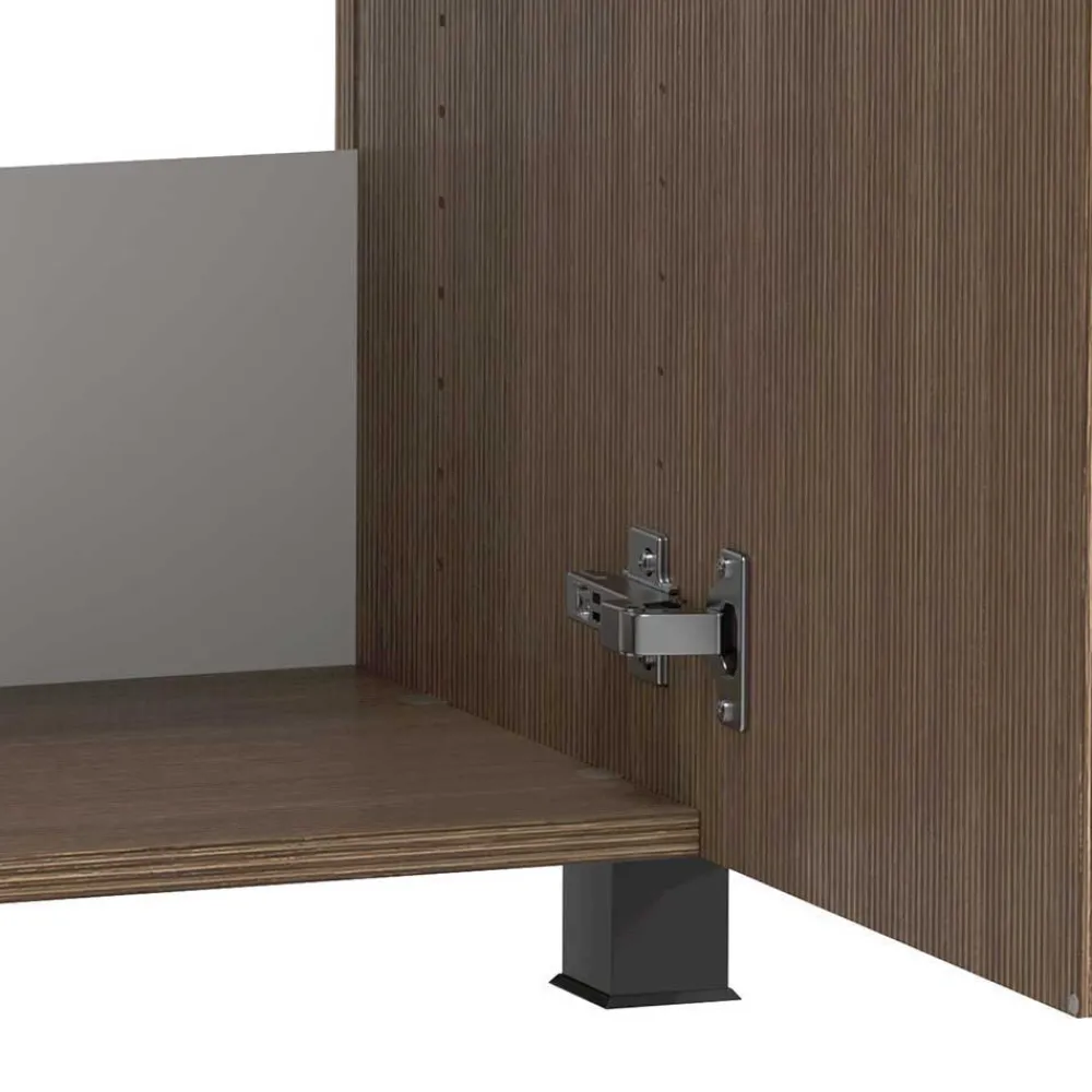 Wohnen Waschplatz und Midischrank Set - Ucaida (dreiteilig)