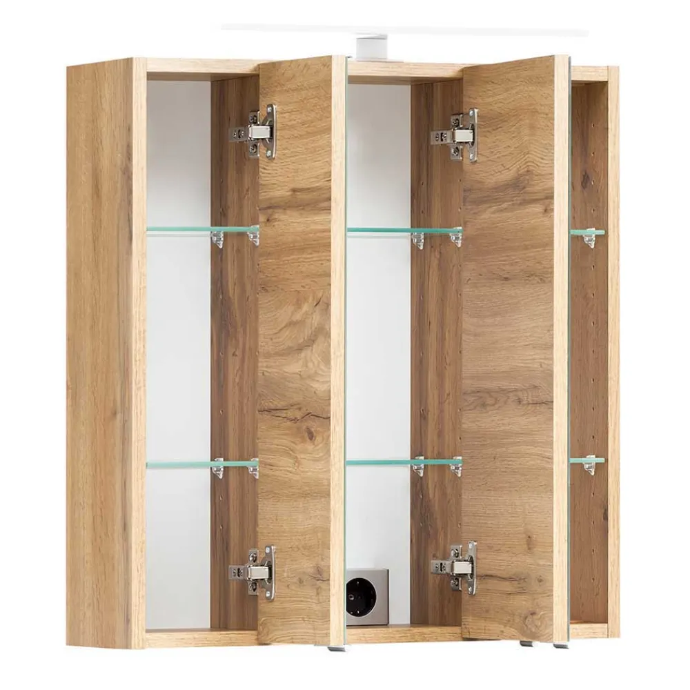 Wohnen Waschtisch Kombi plus Hochschrank - Mia (dreiteilig)