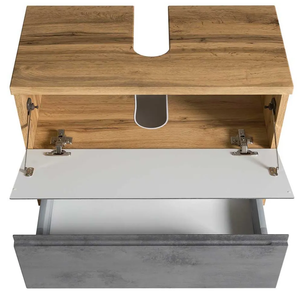 Wohnen Waschtisch Kombi plus Hochschrank - Mia (dreiteilig)