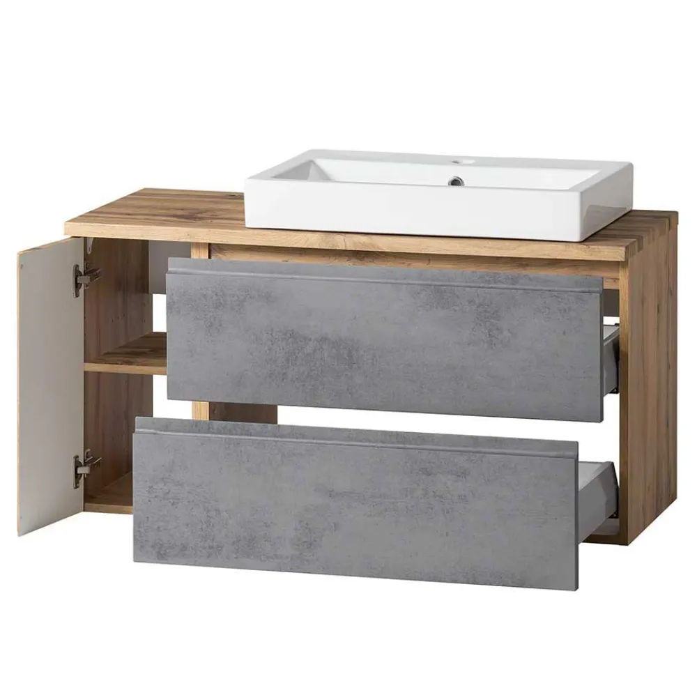 Wohnen Waschtisch Kombination 105 cm breit - Mia (zweiteilig)