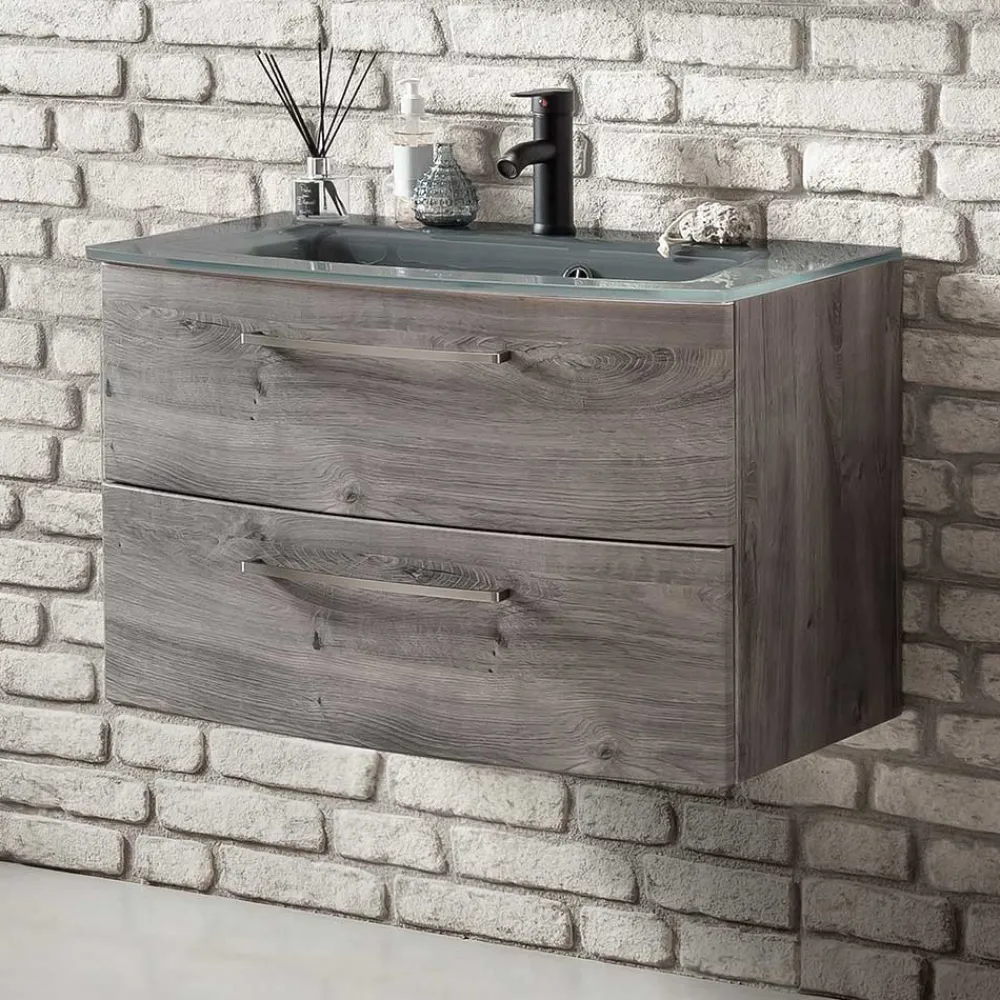 Wohnen Waschtisch|Waschbeckenunterschränke*Waschtisch Kommode für Wandmontage - Svegaria