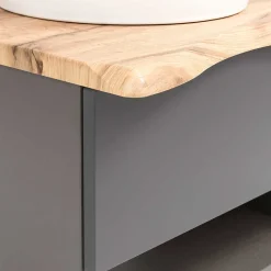 Wohnen Badschränke|Waschtisch*Waschtisch mit Aufsatzbecken für die Wand - Breznia