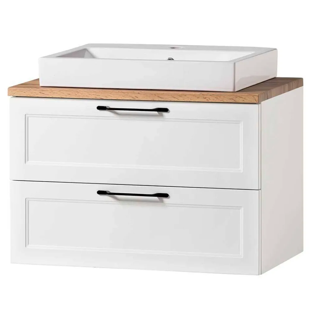 Wohnen Badschränke|Waschtisch*Waschtisch mit Becken in Weiß - Gyatso