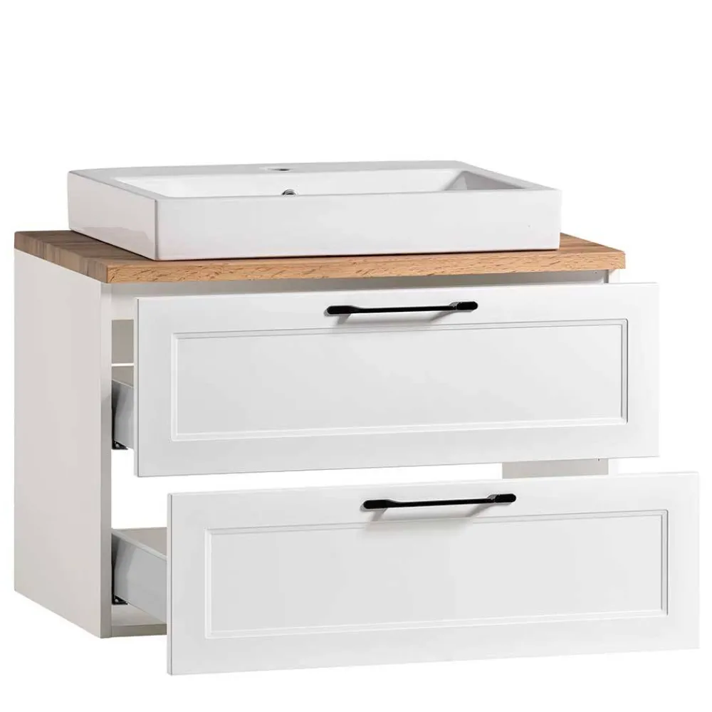 Wohnen Badschränke|Waschtisch*Waschtisch mit Becken in Weiß - Gyatso