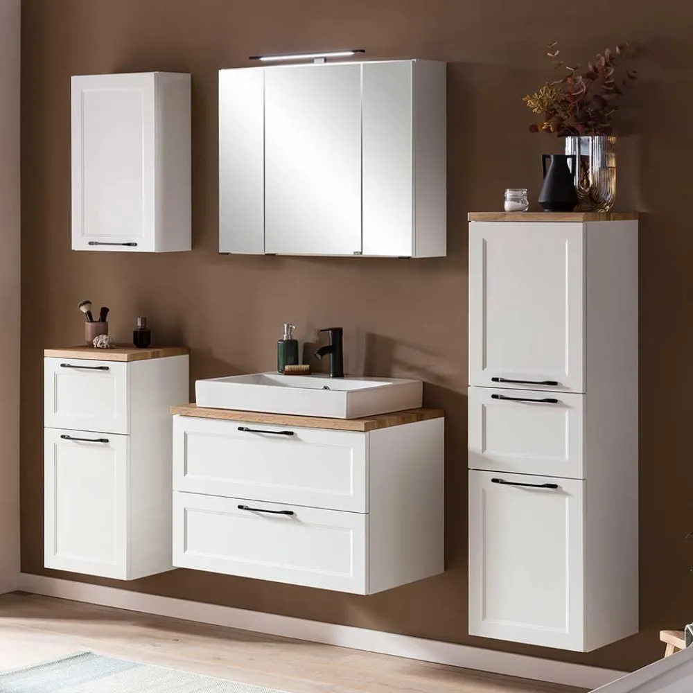 Wohnen Badschränke|Waschtisch*Waschtisch mit Becken in Weiß - Gyatso