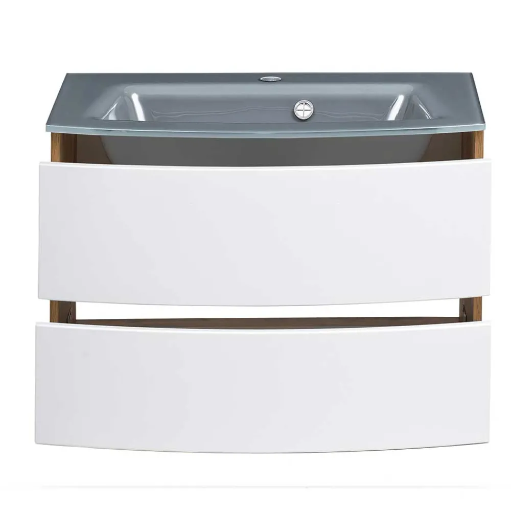 Wohnen Waschtisch mit Glas Einlassbecken - Neuvana