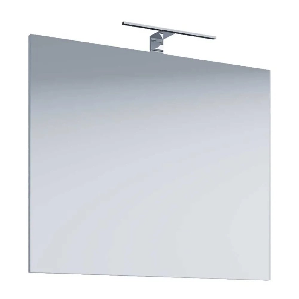 Wohnen Waschtisch mit LED Spiegel Set - Ipsum (zweiteilig)