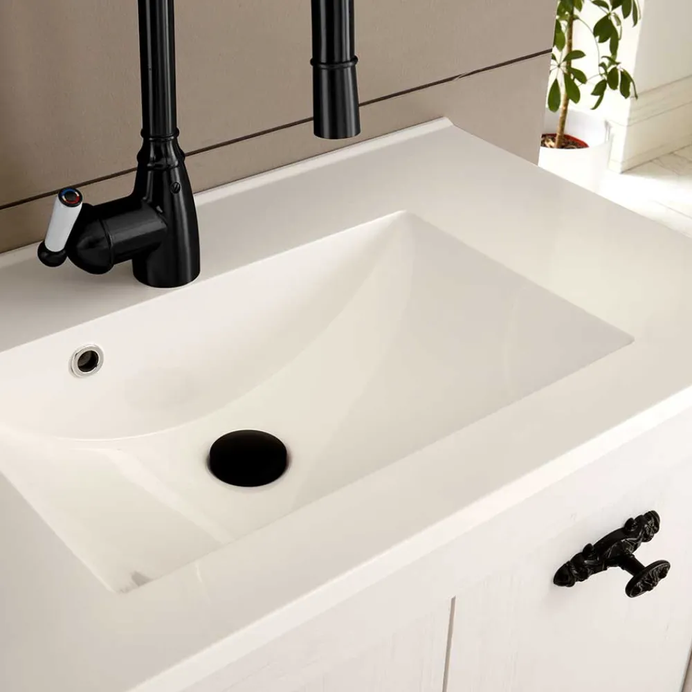 Wohnen Badschränke|Waschtisch*Waschtisch mit Sockelgestell & Waschbecken - Doules