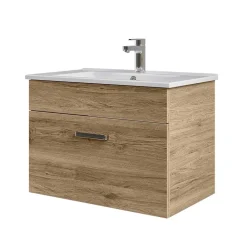 Wohnen Waschtischkonsole in Holzoptik - Lemi