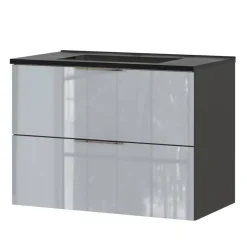 Wohnen Waschtisch-Konsole in Silbergrau - Fiela