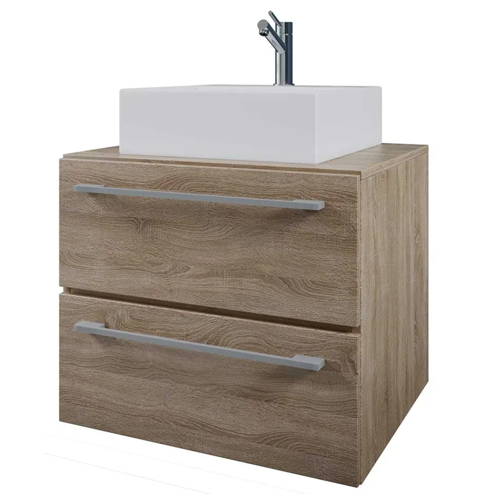 Wohnen Waschtischkonsole in Sonoma-Eiche NB - Caleena