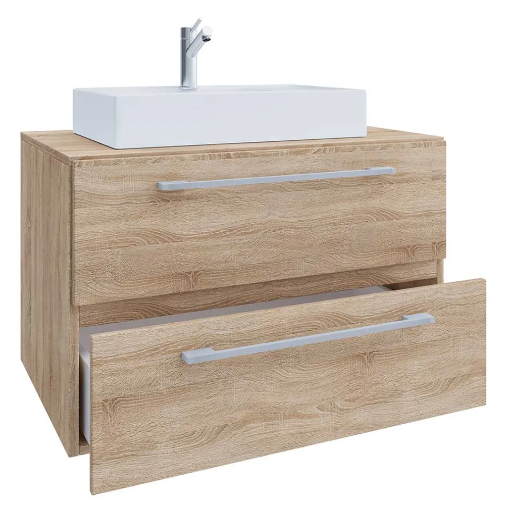 Wohnen Waschtischkonsole in Sonoma-Eiche NB - Caleena