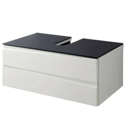 Wohnen Waschtisch-Konsole in Weiß mit Dunkelgrau - Impulse