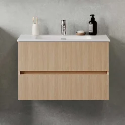 Wohnen Waschtisch|Waschbeckenunterschränke*Waschtischkonsole mit Einlasswaschbecken - Vibulam