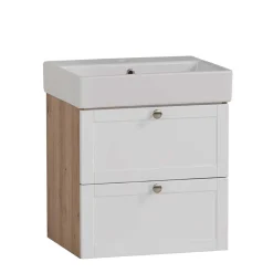 Wohnen Waschtischkonsole mit Keramik-Aufsatzwaschbecken - Traciana