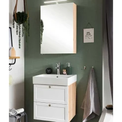 Wohnen Waschtischkonsole mit Keramik-Aufsatzwaschbecken - Traciana