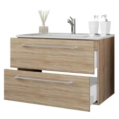 Wohnen Waschtisch-Konsole mit Waschbecken - Caleena