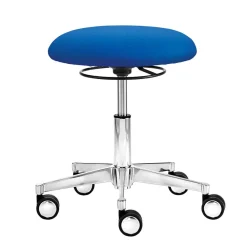 Wohnen Webstoff Arbeitsdrehhocker in Blau - Lindos