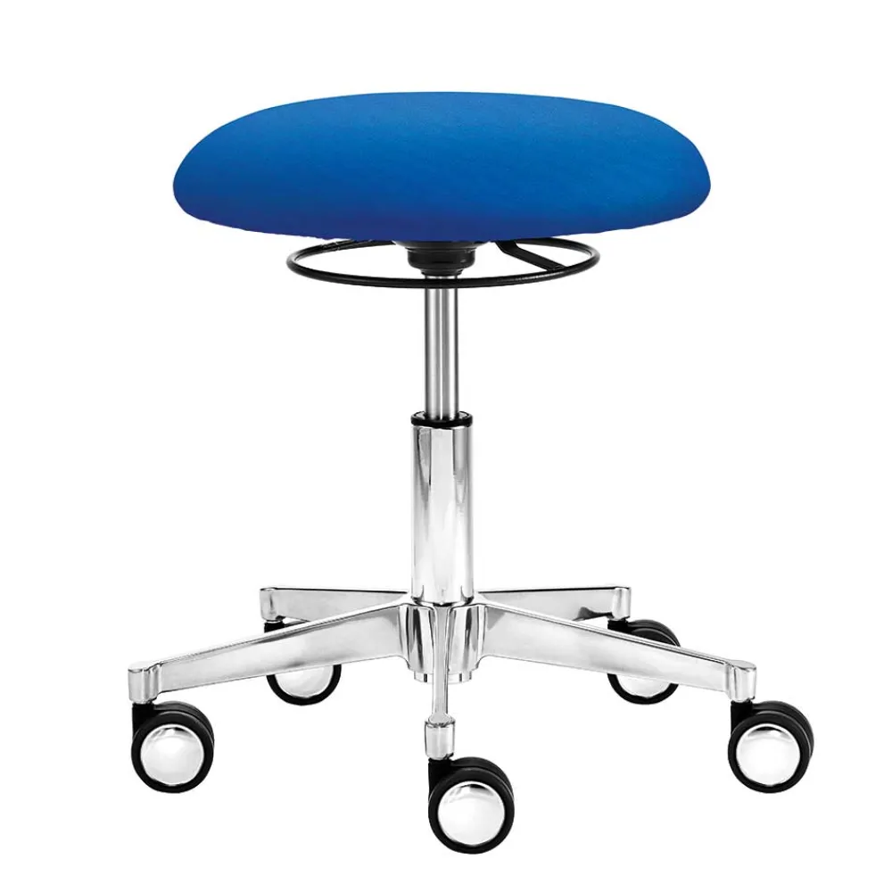 Wohnen Webstoff Arbeitsdrehhocker in Blau - Lindos