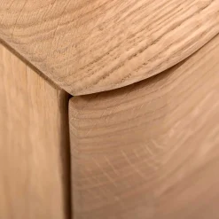 Wohnen Weiß geöltes TV Board aus Eiche Massivholz - Bakaras