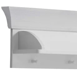 Kinder Wohnen Weiß lackiertes Wandboard aus Kiefernholz - Satumare