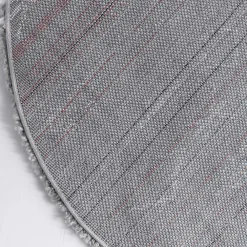 Wohnen Weicher Hochflor Teppich in Grau und Creme - Vuturava