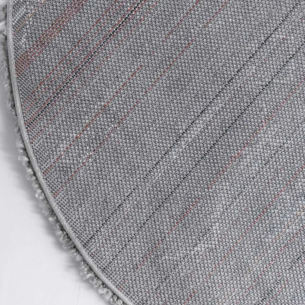 Wohnen Weicher Hochflor Teppich in Grau und Creme - Vuturava