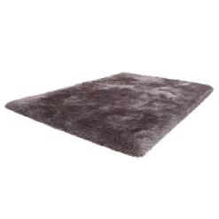 Wohnen Weicher Teppich in Silbergrau - Berto