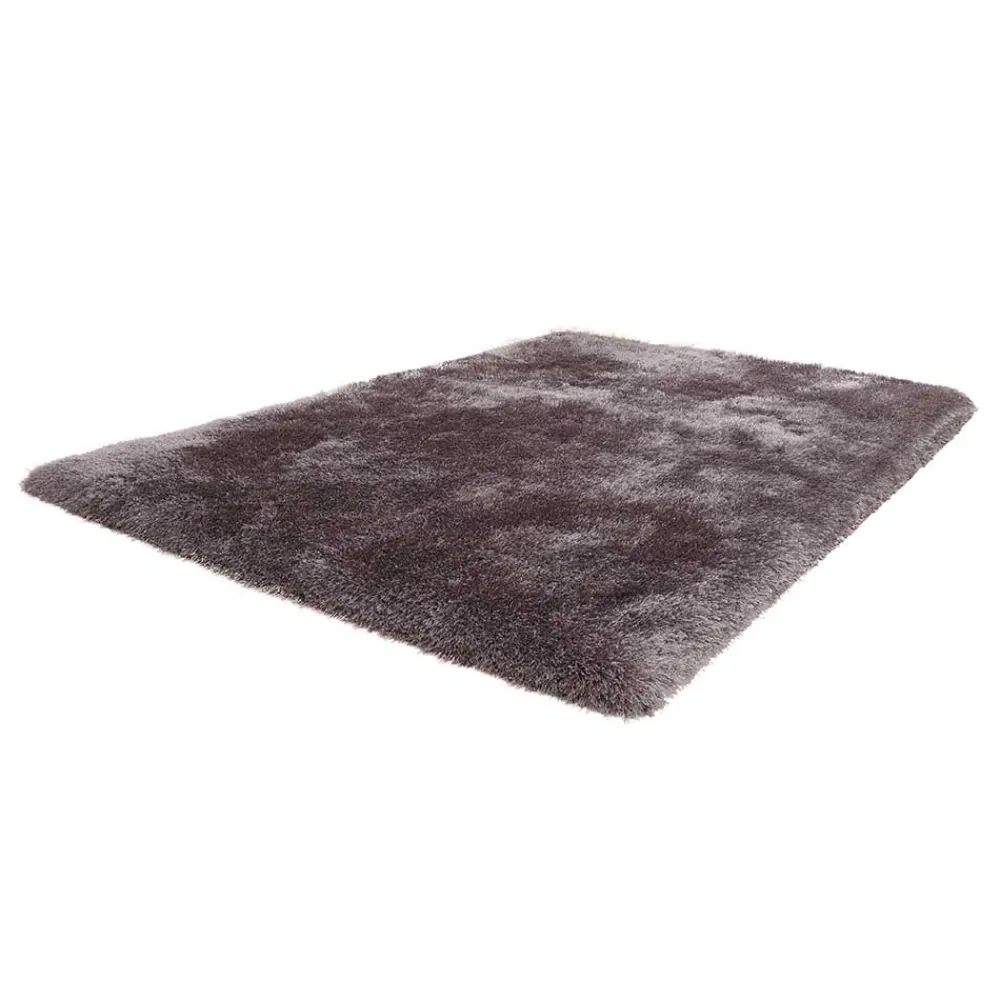 Wohnen Weicher Teppich in Silbergrau - Berto