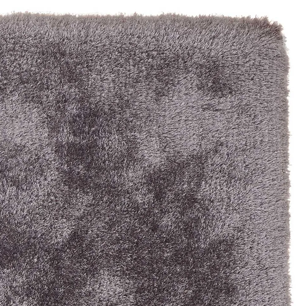 Wohnen Weicher Teppich in Silbergrau - Berto
