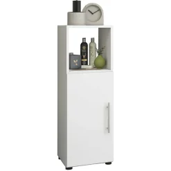 Wohnen Weiße Badmöbel Kombination Set - Sua (vierteilig)