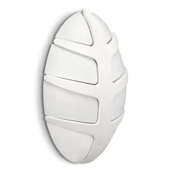 Wohnen Garderoben|Garderoben*Weiße Design Klapphaken in Oval - Egetaria (6er Set)