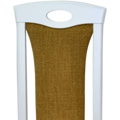 Wohnen Küchen-Essgruppen|Essgruppen*Weiße Esszimmergruppe für 4 Personen - Calasso (fünfteilig)