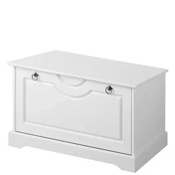 Wohnen Schuhschränke|Küchenbänke*Weiße Flurbank mit Schuhklappe - Vesrav