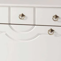 Wohnen Garderoben|Garderoben*Weiße Flurmöbel im Landhausstil - Vesrav (dreiteilig)