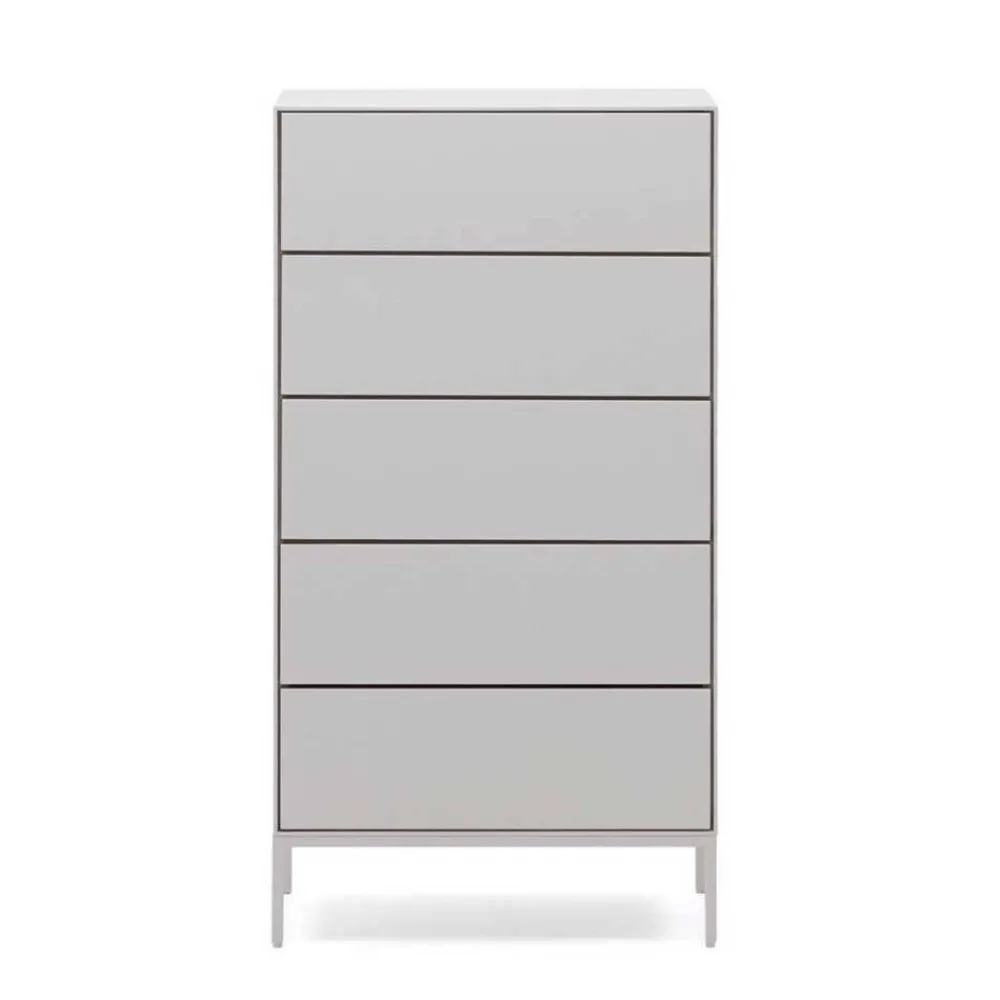 Wohnen Sideboards & Kommoden|Flurkommoden*Weiße Hochkommode mit Bodenfreiheit - Dresconio