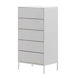 Wohnen Sideboards & Kommoden|Flurkommoden*Weiße Hochkommode mit Bodenfreiheit - Dresconio