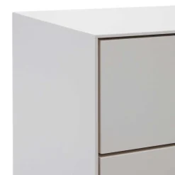 Wohnen Sideboards & Kommoden|Flurkommoden*Weiße Hochkommode mit Bodenfreiheit - Dresconio