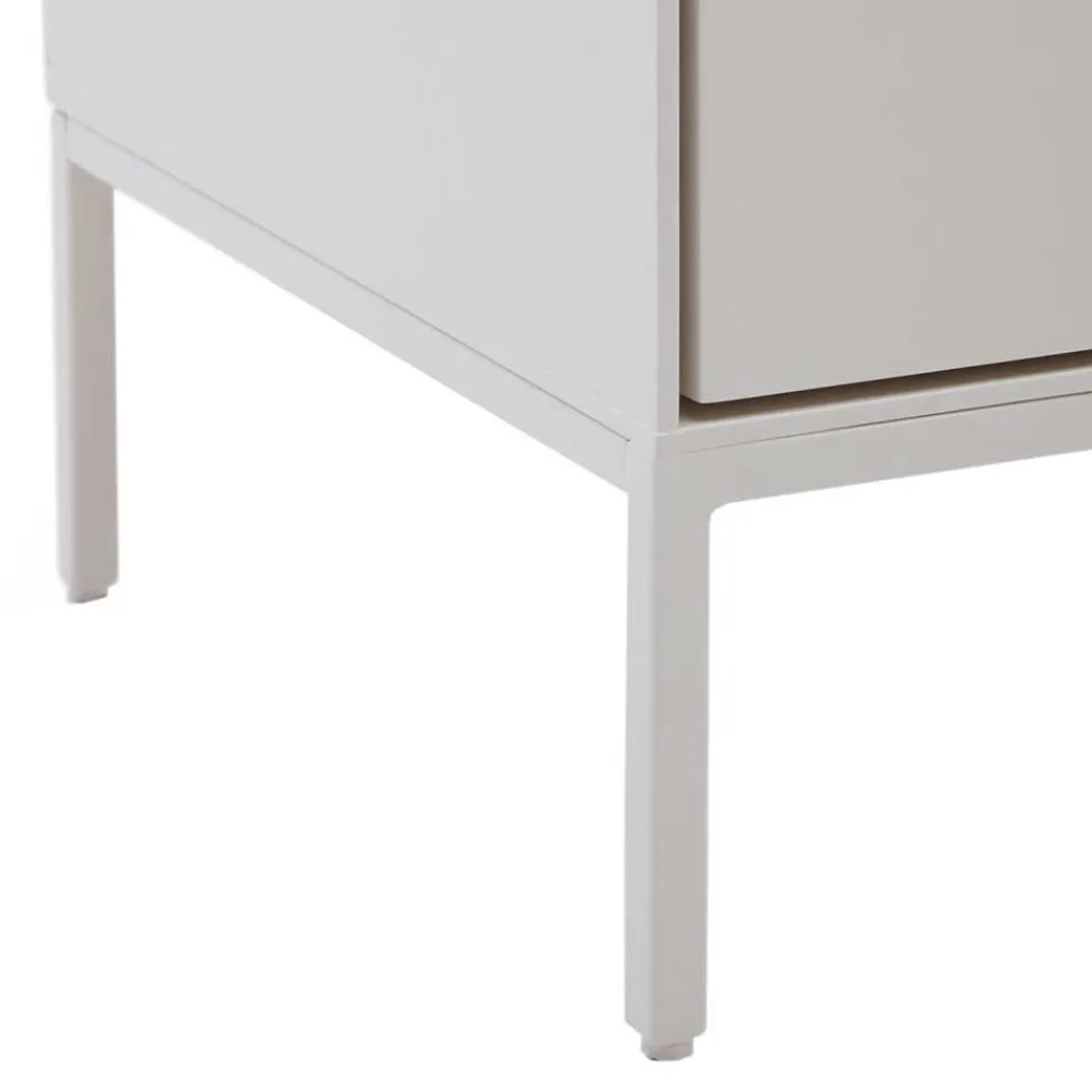 Wohnen Sideboards & Kommoden|Flurkommoden*Weiße Hochkommode mit Bodenfreiheit - Dresconio