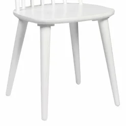 Wohnen Weiße Holzstühle aus Massivholz - Valtoma (4er Set)