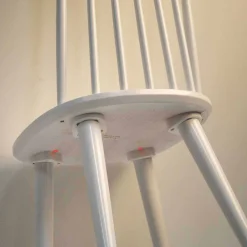 Wohnen Weiße Holzstühle aus Massivholz - Valtoma (4er Set)