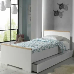 Wohnen Jugendzimmer Komplett*Weiße Jugendzimmermöbel im Set - Eldrus (sechsteilig)