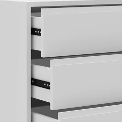 Wohnen Küchenschränke|Flurkommoden*Weiße Kommode mit niedrigen Haarnadel Beinen - Vair