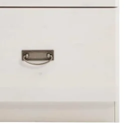 Wohnen Landhausmöbel|Kommoden*Weiße Nachtkommode 58 cm breit - Satumare