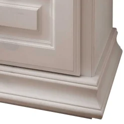 Wohnen Weiße Nachtkommode im Country Style - Beato